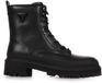 GUESS Bada2 dames veterboots zwart leer