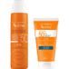 Avène Pack Spray Solaire SPF50+ Peaux Sensibles 200ml + Fluide Ultra Léger SPF50+ 50ml