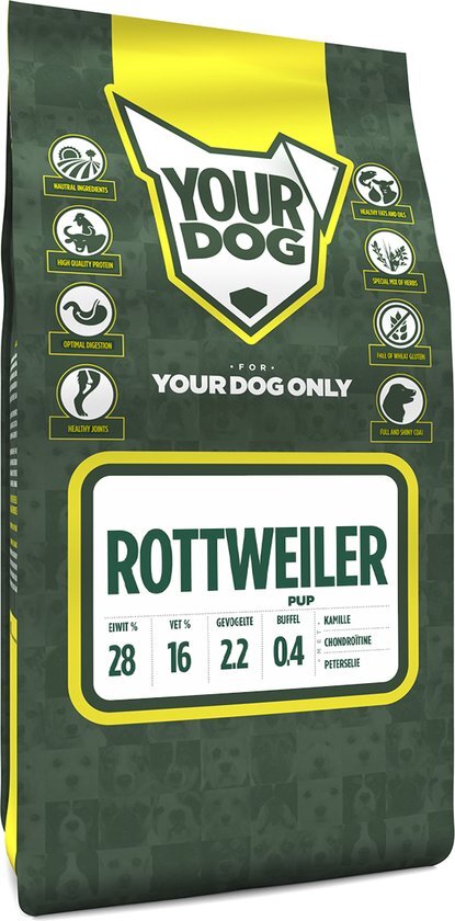 Yourdog Pup 3 kg rottweiler hondenvoer