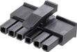 TE Connectivity 1445022-6 Boîtier femelle pour câble Micro-MATE-N-LOK Nombre total de contacts 6 Pas 3 mm 1 pièce