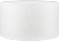 Home Sweet Home Lampenkap Canvas cilinder - Wit - 40/40/22cm