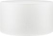Home Sweet Home Abat-jour toile cylindre - Blanc - 40/40/22cm