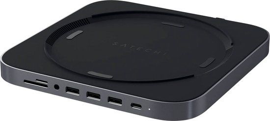 Satechi Aluminium Mac Mini Standaard met Hub - Space Gray