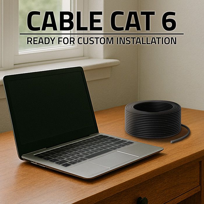 Qoltec netwerk patchkabel UTP twisted pair | CAT6 | Hoge snelheid 1 Gb/s | LAN | 50m | Zwart