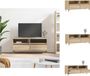 vidaXL Tv-meubel 100x34,5x44,5 cm bewerkt hout sonoma eikenkleurig