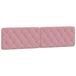 VidaXL Hoofdbord & Voeteneind Roze Polyester 200 cm