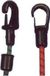 Goldenship Nylon haak voor schok-koorden van 5-6 mm Noir