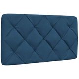VidaXL Hoofdbordkussen Blauw Polyester 80 cm
