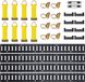 VEVOR E-Track Spanrailset, 30 stuks, 454 kg, 4 E-Track-rails, 2 ankers met enkele sleuf, 8 clips, 8 O-afdichtingen, 8 beschermkappen voor vrachtwagens, aanhangers, bestelwagens