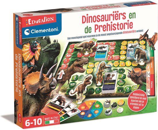 Clementoni Dinosauri e Preistoria (NL) - Educatief spel - Junior editie - 6+ jaar
