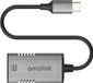 Avizar Adaptateur USB-C vers HDMI Câble pour smartphone/tablette Résolution 4K 8 cm, Noir