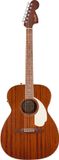 Fender California Standard Monterey E Natural Sapele Akoestische gitaar