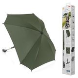 reer ShineSafe Parasol voor kinderwagen, uv-bescherming (UPF 80+), universeel geschikt voor combi- en sportwagens, zonwering met draaischarnier, van 100% rPET-pongé, eenvoudig aan te brengen, bosgroen