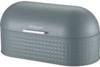 Michelino Broodtrommel – Brooddoos Metaal – Grote Broodbox – Broodbewaarbox – Brood Bewaren – Met Klapdeksel – 43,5 x 22 x 21,5 cm