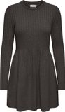 ONLY ONLFIA LIFE LS CABLE DRESS KNT NOOS Dames Mini jurken Chocolate Torte S