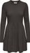 ONLY ONLFIA LIFE LS CABLE DRESS KNT NOOS Dames Mini jurken Chocolate Torte S