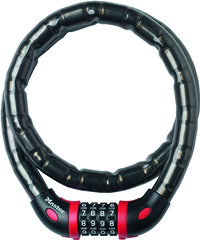 Masterlock Zelf in te stellen, gewapend kabelslot van 1 m lang met een diameter van 18 mm; zwart