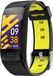 MOODIX Smartwatch, compatibel met iPhone en Android, essentiële gezondheids- en fitnesspartner met geavanceerde tracking, slaapanalyse en hartslagmeting. Smartwatch voor dames en heren, zwart-geel