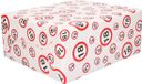 Shoppartners Bv Cadeaupapier 18 - 3x - rol 300 x 70 cm - verkeersborden - inpakpapier - 18e verjaardag - 18 jaar - inpakken