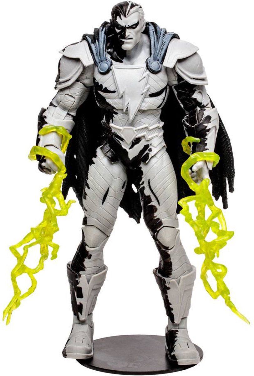 McFarlane DC Direct Page Punchers Action Figure Black Adam with Black Adam Comic (Line Art Variant) 18cm