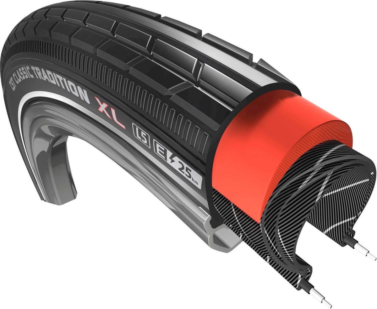 CST Buitenband Classic Tradition Xl - Fietsband - (47-622) - Bruin