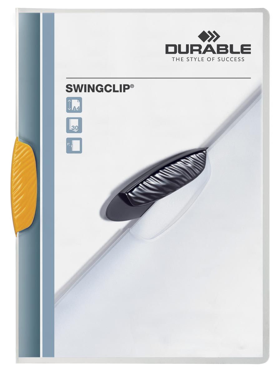 Durable Swingclip - Geel - 25 stuks