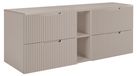 3xE living Meuble de salle de bain, cachemire, 180 (2 x 80 + 20) x 58,6 x 46 cm