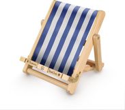 Deckchair Bookchair Stripy Blue