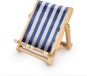 Deckchair Bookchair Stripy Blue