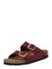 BIRKENSTOCK Muiltjes 'Arizona' donkerbruin / wijnrood