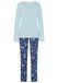 VIVANCE by LASCANA Pyjama turquoise / bleu clair / bleu foncé