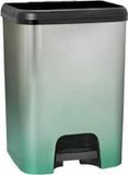 GREAT PLASTIC PEDAL huisvuilemmer KLASSE 26 liter groen metallic