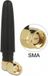 Delock WLAN WiFi 4 2.4 GHz antenne - omnidirectioneel - SMA (m) - 2 dBi / zwart