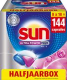 Sun Tablettes lave-vaisselle Ultra Power Plus Tout-en-1 144 Capsules Lot économique