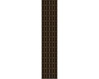 Ambiance Sticker Voorgelijmd vliesbehang - Scandinavisch Art Deco met zwarte diamanten en goudkleurig effect - 1 rol van 300x60 cm