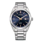 Citizen BI5110-54H Polshorloge Heren Kwarts Zilverkleurig Staal Blauw