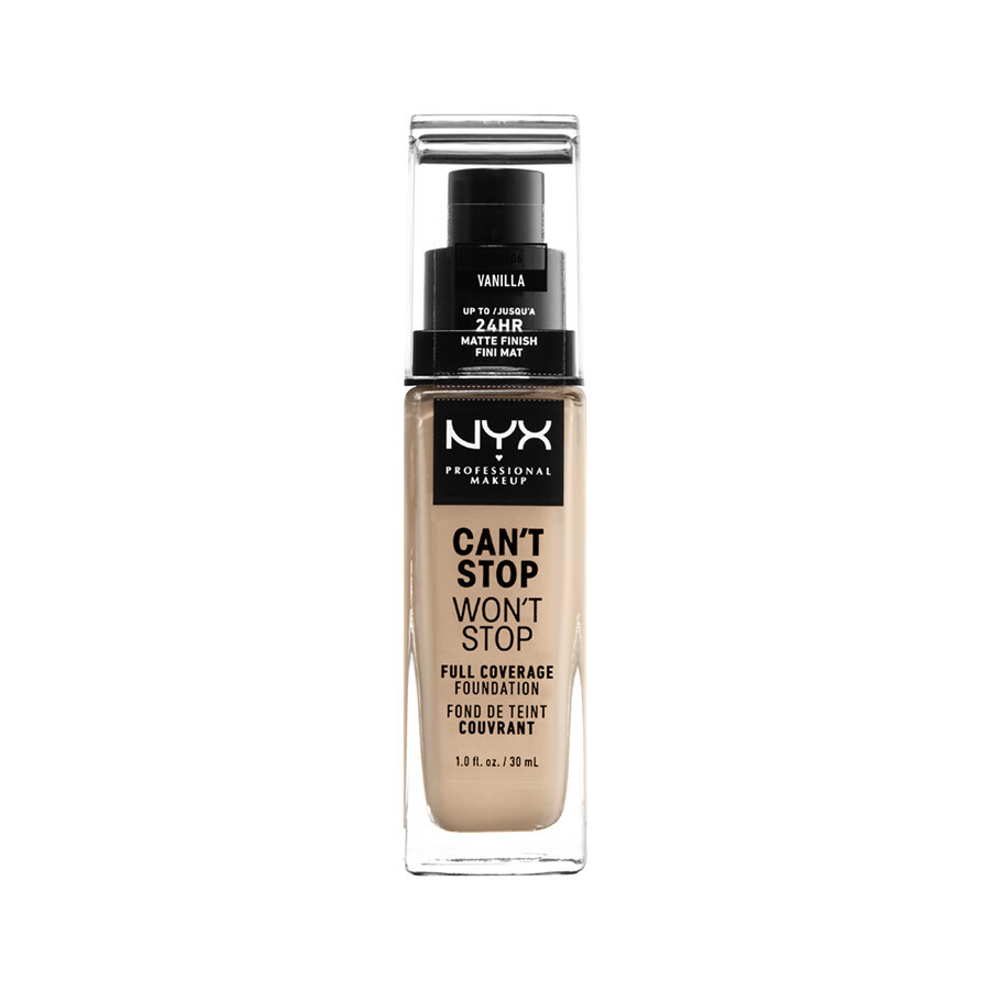 NYX Professional Makeup CANT STOP WONT STOP 24-HOUR FNDT - VANILLA