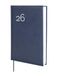 Finocam Kalender 2026, 1 dag per pagina, januari - december (12 maanden), jaarplanner 2026, gebonden, hardcover, gevoerd, Milano, blauw, Catalaans