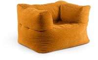 Lumaland Modulaire Fauteuil – Corduroy Zitzak met Zachte Structuur, Comfortabele Beanbag voor Woonkamer & Slaapkamer – 96×72×70 cm
