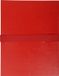 Exacompta 10x Map uitrekbare rug en klep in Balacron - 24x32 cm - Rood - 629E