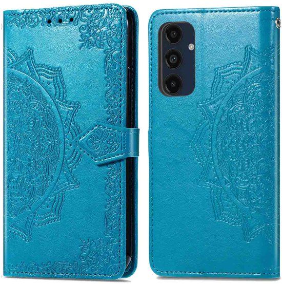 imoshion Mandala Bookcase - Geschikt voor Samsung Galaxy A16 (4G) / A16 (5G) - Turquoise