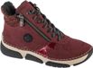 Rieker Booties 45960 Vrouwen Kastanjebruin Laarsjes Maat 36