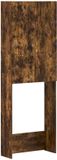 vidaXL Toiletkast DELFT Gerookt eiken 66 x 25,5 x 190 cm
