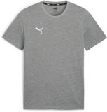 Puma TeamGoal Casuals Longsleeve Tee 658615 Men's 3XL Cotton Regular Fit Medium Gray Heather-Puma White