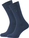 Carlo Lanza - 2-pack katoenen sokken royalblauw