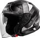 Shoei J-Cruise 3 Whizzy TC-5 Zwart Grijs Wit Jethelm