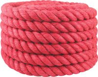 vidaXL Jute Touw 40 mm Rood