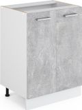 Vicco R-Line Meuble bas de cuisine – 60 cm sans plan de travail Béton