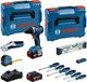 Bosch Professional - gereedschap combiset GSR 18V-65 Accu schroefboormachine + handgereedschapsset 19-delig 18V 5.0Ah in L-Boxx - 0615A5007K