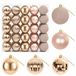 vidaXL Kerstballenset - 50 stuks - Roségoud - 8 cm